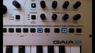 Roland GAIA 2  Custom patches [upl. by Lolanthe198]