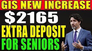 GIS New Increase 2165 Extra Deposit Into Seniors Bank Accounts [upl. by Nayllij654]