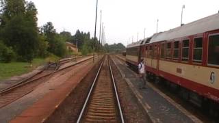 Cabview S bahn Prague line S3 Vsetaty Vrsovice full [upl. by Kendrah]