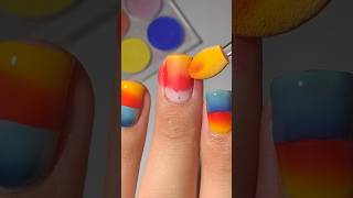 Eyeshadow Nail Hack🚨nails nailart nailpolish nailarttutorial summernails nailhacks nailtips [upl. by Eira]