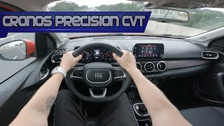 2023 FIAT CRONOS PRECISION 13 CVT TEST DRIVE  CURITIBABRAZIL RIDE POV [upl. by Maitland562]