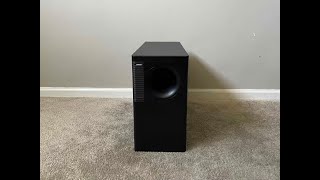 Bose Acoustimass 10 Series II Home Theater Passive Subwoofer Speaker System [upl. by Lonnie684]