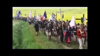 Traditional Catholics on the March Chartres France 2013 [upl. by Grosmark]