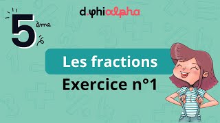 Exercices corrigés  Fractions 5ème [upl. by Queena]