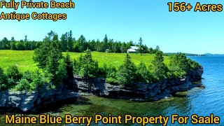 Maine Waterfront Property For Sale  Maine Summer Cabins For Sale  156 acres  Maine Real Estate [upl. by Altaf]