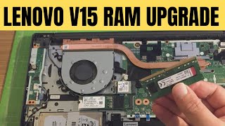 How To UPGRADE Your Lenovo V15ADA Laptop RAM Memory [upl. by Walli]