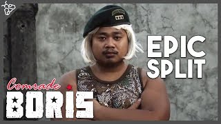 BORIS Epic Split Van Damme Epic Split Parody [upl. by Francklyn]