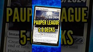 UNDEFEATED MTG Pauper League Decklists 20240921 davidroyale pauper paupermtg [upl. by Anne]