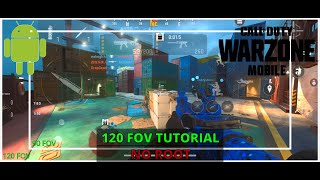 WARZONE MOBILE 120 FOV TUTORIAL  ANDROID  NO ROOT [upl. by Flora221]