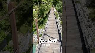 The soca trail in Slovenia 😍 hiking nature [upl. by Raila]