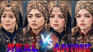 Bala hatun 🤗 Malhun hatun 🤗 Anime looks 💕 🤗 BALHUN Love ll kurulus Osman ll [upl. by Atworth]