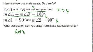 Deductive Reasoning Examples Geometry Concepts [upl. by Eberly]