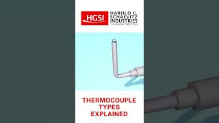 thermocouple types explained short [upl. by Jamil286]