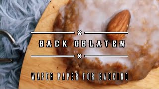 Back Oblaten Wafer Paper for Baking [upl. by Capwell]