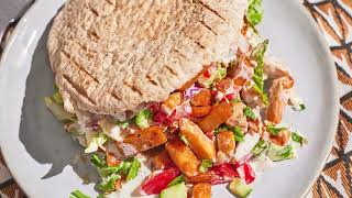 Gyros Pita Rezept mit LikeMeat – 100 pflanzlich [upl. by Githens439]