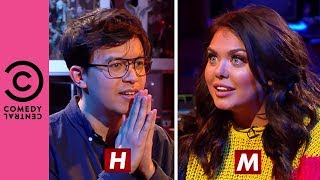 Scarlett Moffatt amp Phil Wang Play Alphabetti Duetti  The Chris Ramsey Show [upl. by Ikcim799]