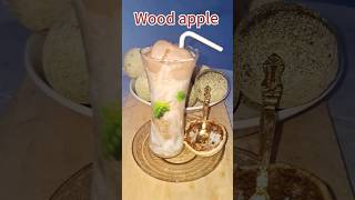 Wood apple with chocolate ice cream shorts youtubeshorts food shortsfeed foodie freshjuice [upl. by Heintz]