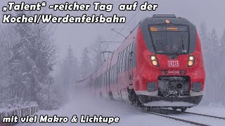 „Talent“ reicher Tag auf der KochelWerdenfelsbahn  11120124 [upl. by Vedi]