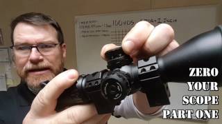 How to Zero a Rifle Scope Beginners Guide Part OneClassroom Phase [upl. by Joana241]