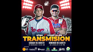 🔴Pomares2023 CHONTALES VS BOER JUEGO 4 ⚾️ [upl. by Esetal346]