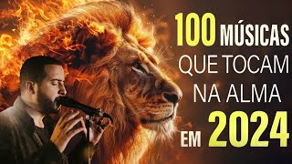 100 MUSICAS GOSPEL MAIS TOCADAS EM 2024  Hinos gospel 2024 [upl. by Loralyn]