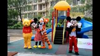 Disney mascot show  MascotShowscom [upl. by Xineohp]