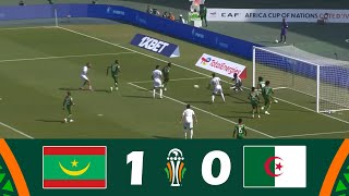 Mauritanie contre Algérie 10 Résumé  Coupe dAfrique des Nations 2023 [upl. by Franckot]