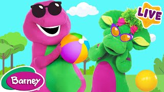 🤣 Lets Be Silly  Brain Break for Kids  Full Episodes Live  Barney the Dinosaur [upl. by Simonette264]