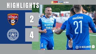 TOPsport A lyga 18 turas FK Banga x FC Hegelmann  HIGHLIGHTS [upl. by Parcel]