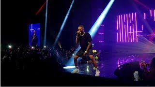 Wizkid performs Ojuelegba to a dark crowd of at the Wizkid Exclusive Vip Experience [upl. by Noerb276]