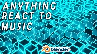 Blender  Make anything React to Music\Audio Blender 28 [upl. by Avivah]