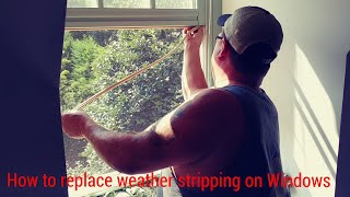 How to replace weather stripping on Windows [upl. by Onder543]