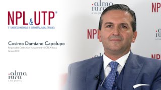 Cosimo Damiano Capolupo BCC Iccrea intervistato da Micaela De Medici allNPLampUTP di Alma Iura [upl. by Divod]