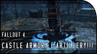 Fallout 4 Gameplay Walkthrough Part 19 – “CASTLE ARMORY  CASTLE ARTILLERY amp HOW TO UNLOCK” [upl. by Felizio622]