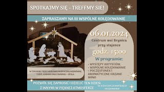 Koncert kolęd przy szopce w centrum Brynicy  1500 sobota 6 stycznia 2024 r Święto Trzech Króli [upl. by Enrobyalc]