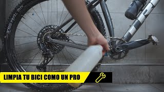 CÓMO LIMPIAR LA BICI COMO UN PROFESIONAL  LAVADO Y LIMPIEZA A PRESIÓN [upl. by Aernda934]