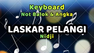 Laskar Pelangi  Keyboard CHORD amp NOT [upl. by Laughry970]