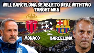 Monaco vs Barcelona  Tactical Preview  UEFA CHAMPIONS LEAGUE [upl. by Adnimra961]