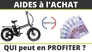 300€  400€  ÉVOLUTION des aides pour lachat dun VÉLO ÉLECTRIQUE VÉLOBECANE [upl. by Sydel]