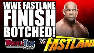 Goldberg Wins Universal Championship WWE Fastlane Finish Botched  WrestleTalk News Mar 2017 [upl. by Derby]