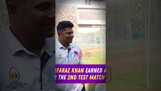 Sarfaraz Khan interview before india debutsarfarazkhanbatting SarfarazKhan testcricket [upl. by Kokoruda]