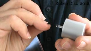 How to Use the Nail Hardener to Play Flamenco Guitar  Ruben Diaz CFG Malaga Lessons [upl. by Jaclin208]