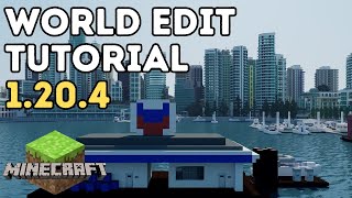 How To Use World Edit In Minecraft 1204 [upl. by Warring]