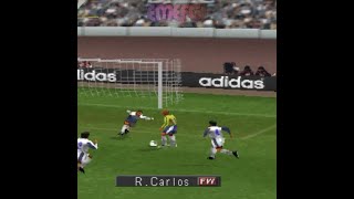 Roberto Carlos  Skill  Winning Eleven PS1 [upl. by Rossuck533]