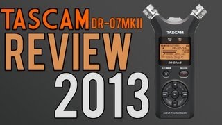 Tascam DR07MKII Audio Recorder REVIEWOVERVIEW  2013 [upl. by Nawuq]