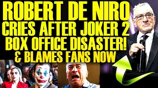 ROBERT DE NIRO CRIES AFTER JOKER 2 BOX OFFICE DISASTER IS THE WORST IN DECADES FOR WARNER BROS [upl. by Artined371]