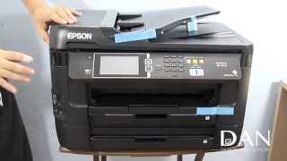 Epson WorkForce WF7620 AllinOne Printer [upl. by Suolkcin476]