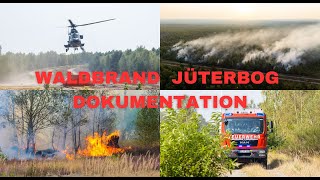 Feuerwehr beim Waldbrand in Jüterbog  Dokumentation [upl. by Dixie]