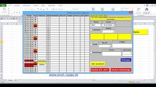 11Terminkalender in Excel selber erstellen Reihe der Labels für Tag erstellen [upl. by Deena958]