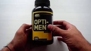 How to simply open OPTIMen by Optimum Nutrition  FIRST Impression [upl. by Gyatt]